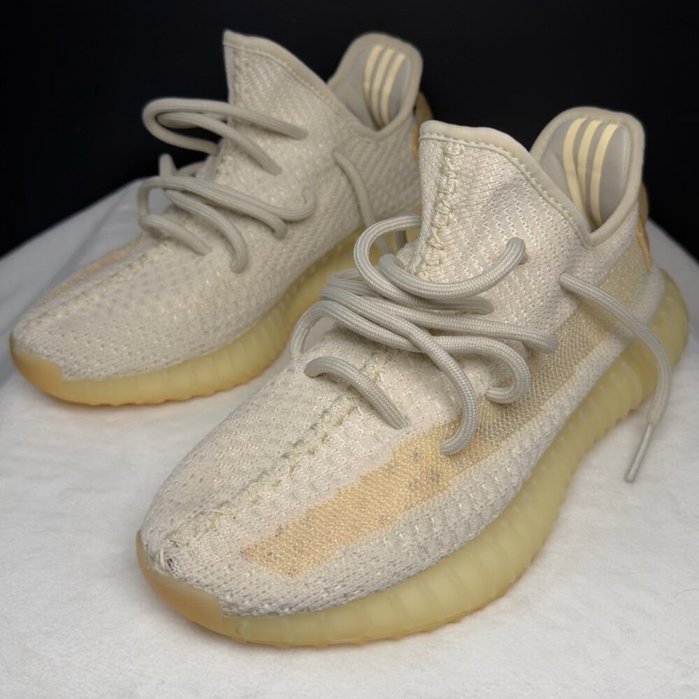 Adidas Yeezy Boost 350 V2 'Light' | GY3438 | 7Y\M/8.5W - Picture 3 of 14